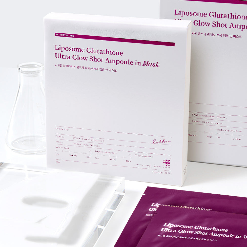 ESTNU 글루타티온 울트라 글로우 샷 앰플 인 마스크