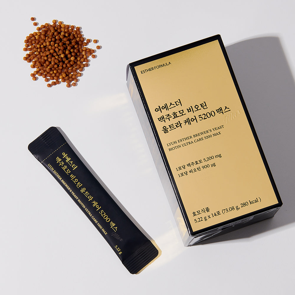 LYUH ESTHER 啤酒酵母生物素超级护理 5200 MAX